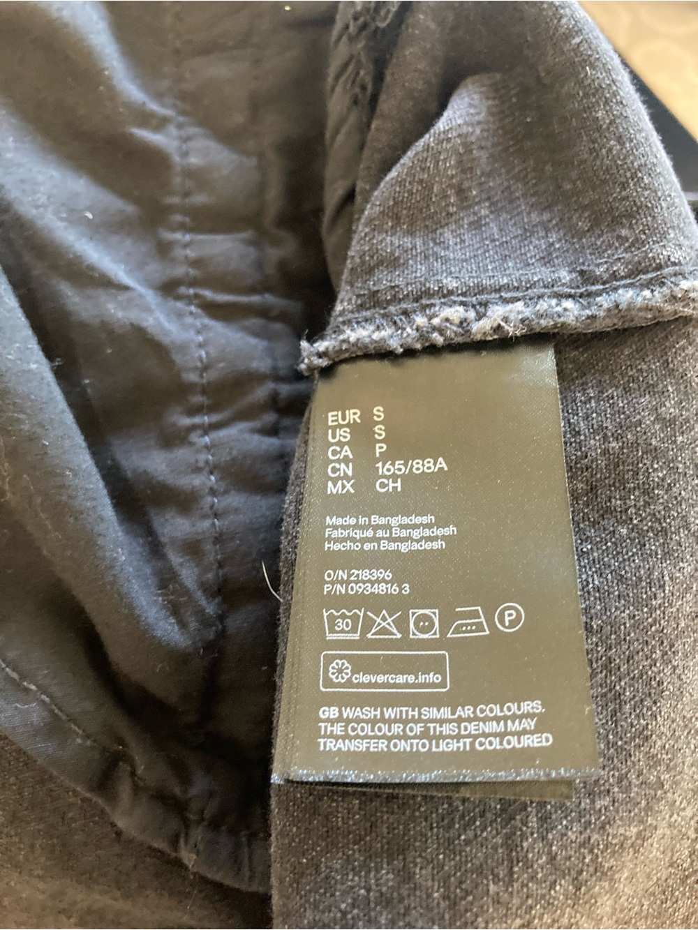 H&M | Black Oversized Denim Chore Jacket - Picture 8 of 8